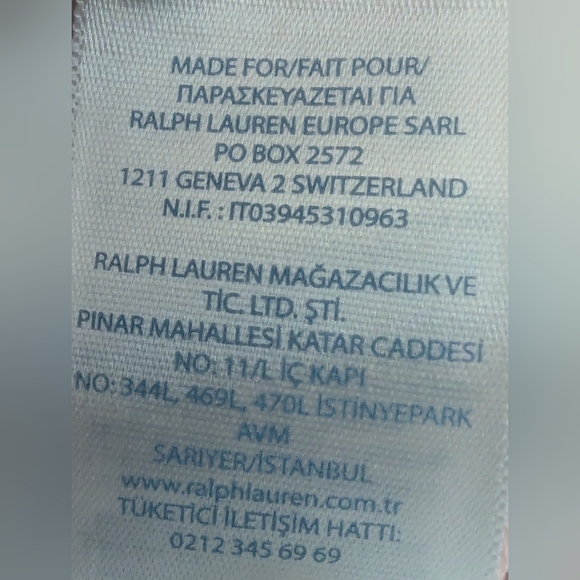 Ralph Lauren Cotton Footed Coverall Baby Girl 3 M- 10-14 lbs - Picture 10 of 15